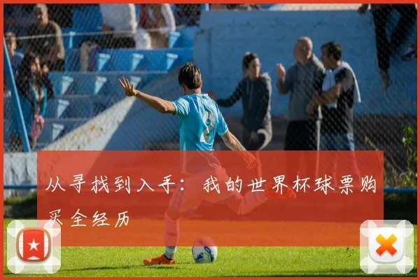 从寻找到入手：我的世界杯球票购买全经历